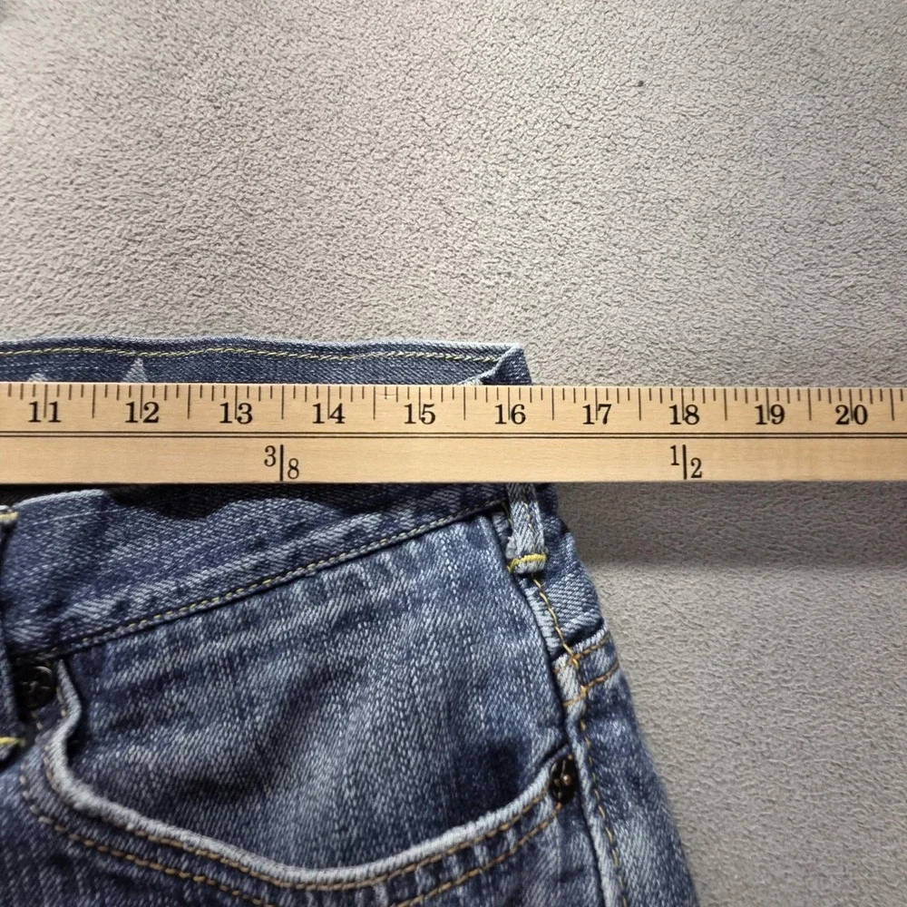 Vintage Levis Blue Star Jeans Mens 32x34 Engineered Zip Fly Honeycomb